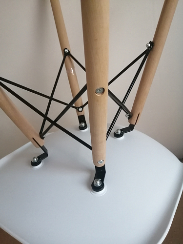 Стул Cindy Eames mod. 001 khaki / natural фото покупателя 335