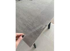 Стол Тринити Лофт 120 32 мм бетон / черный матовый фото покупателя 141