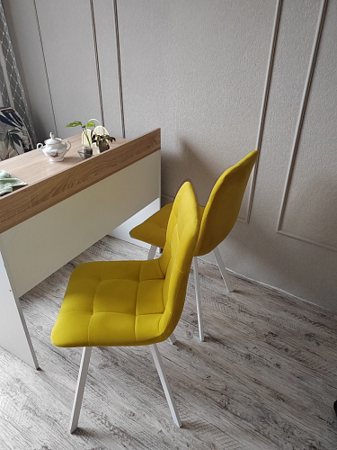 Комплект стульев Чилли 2 шт бежевый / черный фото покупателя 189