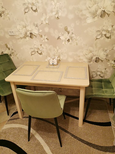 Стул на металлокаркасе Chic-Q черный / синий фото покупателя 4