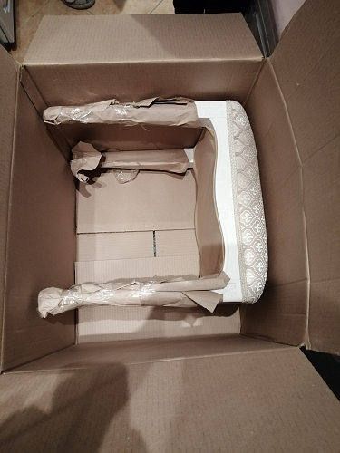 Банкетка Беттино белый / бежевый фото покупателя 5