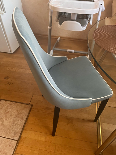 Стул на металлокаркасе Kora green / black фото покупателя 442