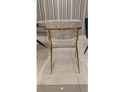 Стул на металлокаркасе Kamelia зеленый / золото из шоурума 14