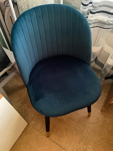 Стул на металлокаркасе Gabi 1 light purple / black фото покупателя 207