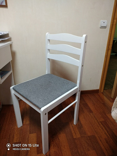 Стул деревянный Camel white / light grey фото покупателя 29