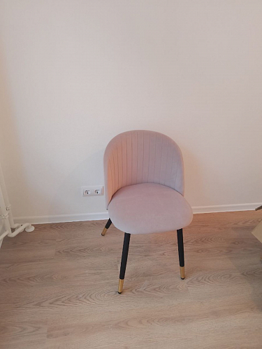 Стул на металлокаркасе Gabi gray / black фото покупателя 285