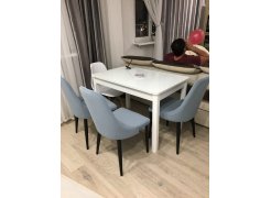 Стул на металлокаркасе Kora white фото покупателя 85