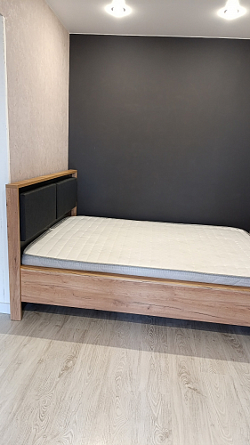 Двуспальная кровать Клауд 160х200 парящая дуб крафт золотой / антрацит фото покупателя 399