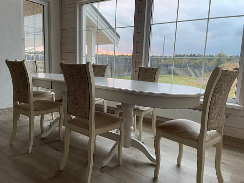 Деревянный стол Красидиано 150(200)х84х76 белый фото покупателя 3