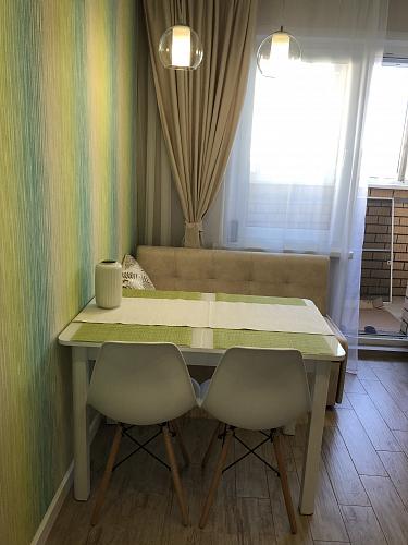 Пластиковый стул Eames PC-015 серо-голубой / дерево фото покупателя 507