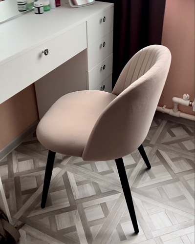 Стул на металлокаркасе Gabi gray / black фото покупателя 678