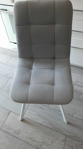 Стул на металлокаркасе Чилли зеленый / черный фото покупателя 816