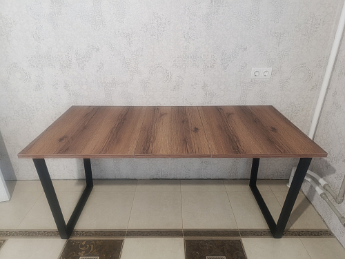 Деревянный стол Лота Лофт 120х75 белый матовый / дуб крафт золотой фото покупателя 709