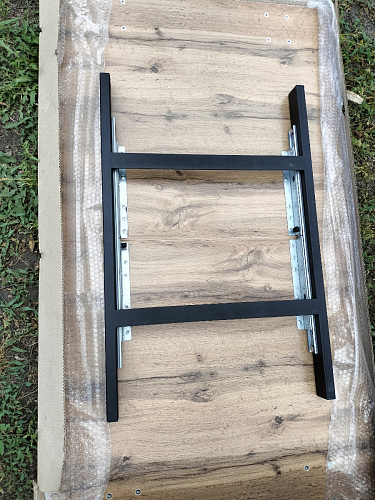 Деревянный стол Лота Лофт 140х80 дуб крафт табачный / черный матовый фото покупателя 472