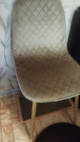 Стул на металлокаркасе Capri dark beige / white фото покупателя 116