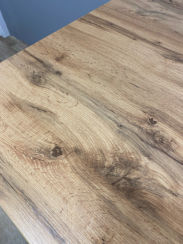 Стол Тринити Лофт 120 32 мм бетон / черный матовый фото покупателя 732