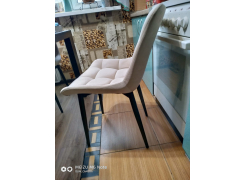 Стул на металлокаркасе Челси серый 02 / черный фото покупателя 259