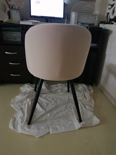 Стул на металлокаркасе Gabi green / black / silver фото покупателя 125