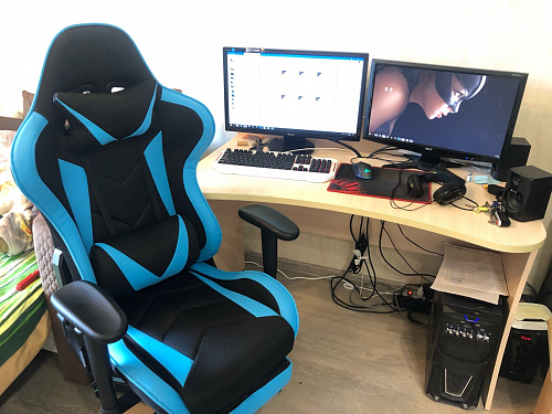 Компьютерное кресло Kano черное / красное фото покупателя 123