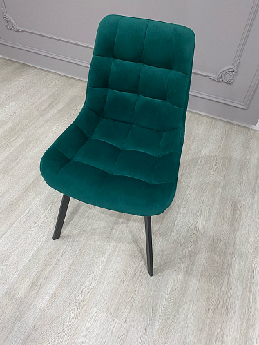 Стул на металлокаркасе Челси бежевый / черный фото покупателя 188