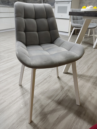 Стул на металлокаркасе Челси велюр коричневый / черный каркас фото покупателя 81