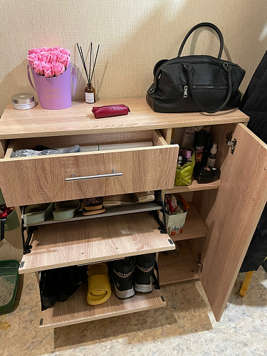 Обувница ТП-4 дуб сонома / белый  - Уцененный экземпляр фото покупателя 22