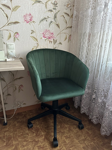 Компьютерное кресло Тибо confetti chocolate / белый фото покупателя 86