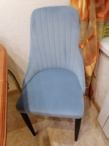 Стул на металлокаркасе Kora green / black фото покупателя 138