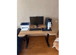 Компьютерный стол Маркос 140х80 зеленый / черный фото покупателя 31