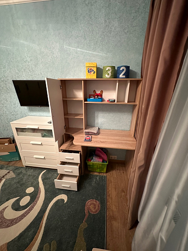 Стол компьютерный КСТ-16 бетон / белый фото покупателя 49