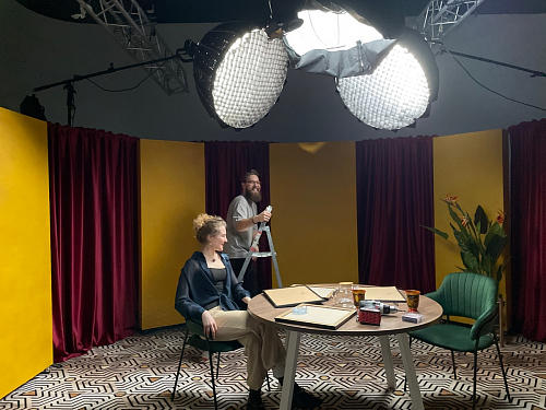 Стул на металлокаркасе Инклес желтый / черный глянец фото покупателя 10