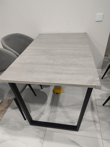 Деревянный стол Лота Лофт 120x75 дуб крафт табачный / черный матовый фото покупателя 47