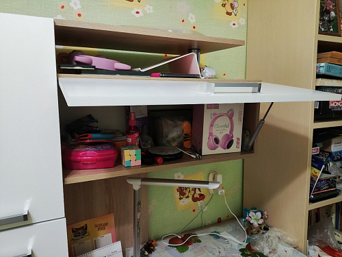 Стол компьютерный Джаз-17 белый правый фото покупателя 6