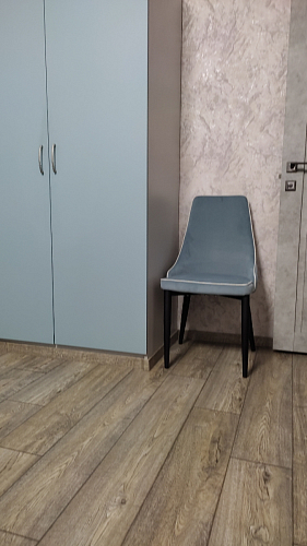 Стул на металлокаркасе Kora gray / black фото покупателя 275