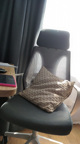 Компьютерное кресло Golem dark gray / gray / white фото покупателя 63