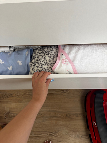 Комод Атлон белый / бетон темный фото покупателя 5