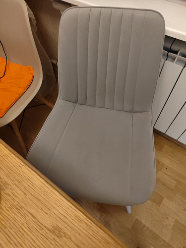 Стул на металлокаркасе Седа К кирпичный / черный фото покупателя 181