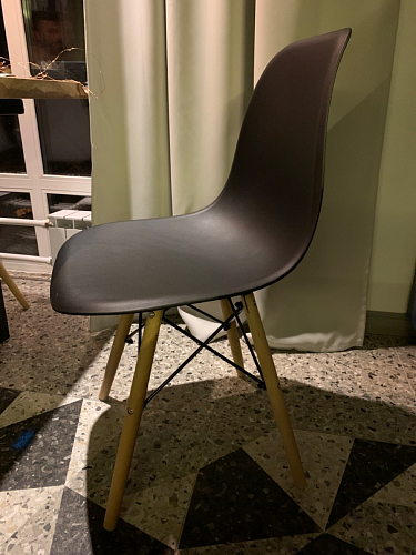 Пластиковый стул Eames PC-015 серый фото покупателя 139