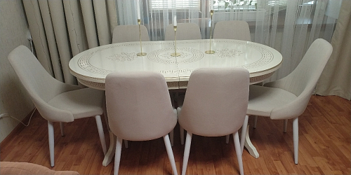 Стул на металлокаркасе Kora green / black фото покупателя 334