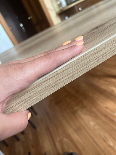 Стол Тринити Лофт 120 32 мм дуб галифакс табако / черный матовый фото покупателя 456