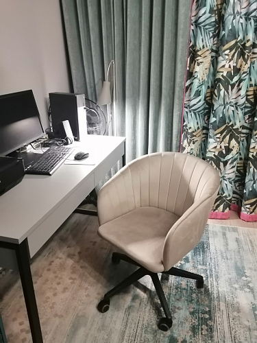 Компьютерное кресло Тибо 01 светло-коричневый / черный фото покупателя 163