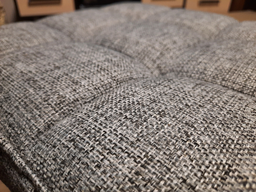 Барный стул Лофт кожзам темно-серый / черный матовый фото покупателя 210