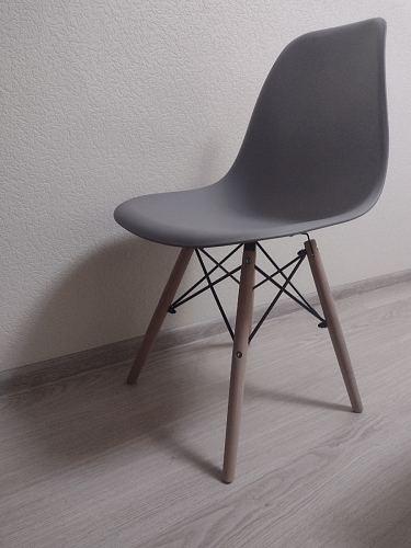 Пластиковый стул Eames PC-015 серый фото покупателя 256