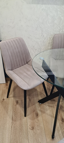 Комплект стульев Седа К 4 шт латте / черный фото покупателя 12