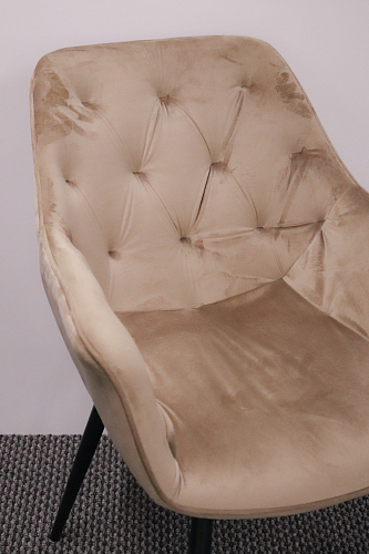 Стул на металлокаркасе Remo dark grey из шоурума 2