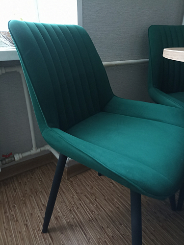 Комплект стульев Вейв 4 шт светло-серый / черный фото покупателя 140