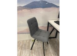 Стул на металлокаркасе Чилли синяя ткань / белый фото покупателя 619