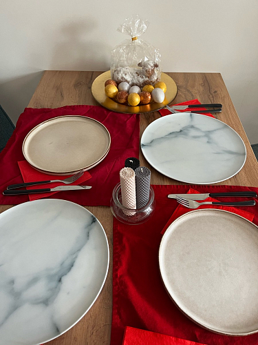 Стол Лота Лофт 140 25 мм черный матовый / бетон фото покупателя 847