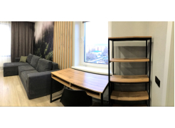 Письменный стол Леон Лофт бетон / черный матовый фото покупателя 197