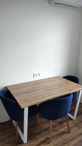 Деревянный стол Лота Лофт 120x75 дуб крафт табачный / черный матовый фото покупателя 948